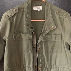 Charlotte Russe army green jacket